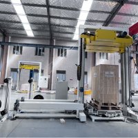 栈板打包机包装工业桶怎么处理滑带的问题