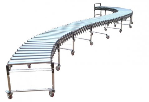 无动力滚筒伸缩线