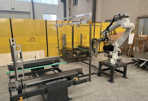 轮胎装箱码垛包装线