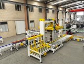 龙门码垛在线缠绕包装线