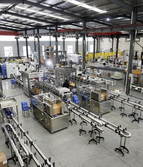 化工原料瓶装箱包装线