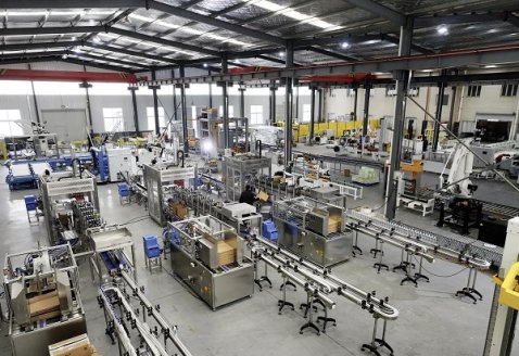 化工原料瓶装箱包装线