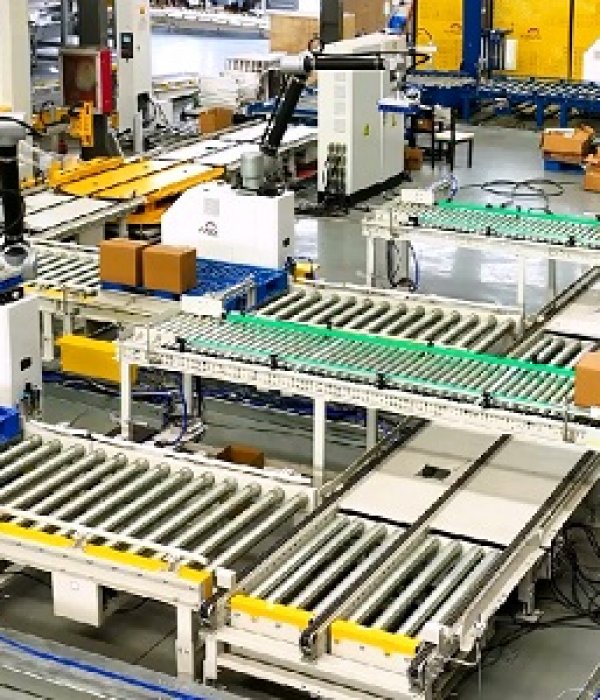 清洁剂码垛包装线